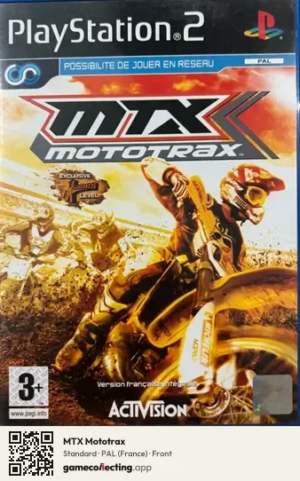 MTX Mototrax PlayStation 2, France box front