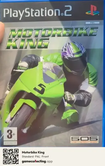 Motorbike King PlayStation 2, PAL box front