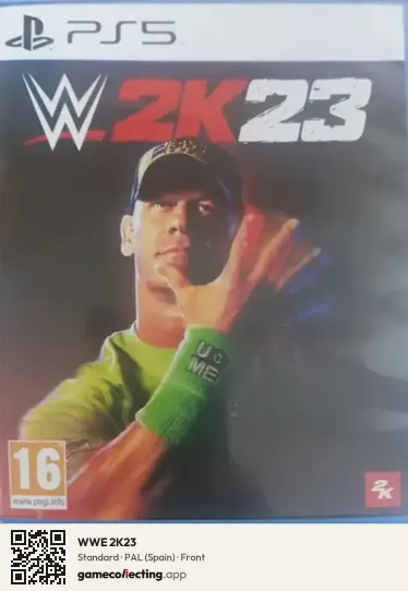 WWE 2K23 PlayStation 5, Spain box front