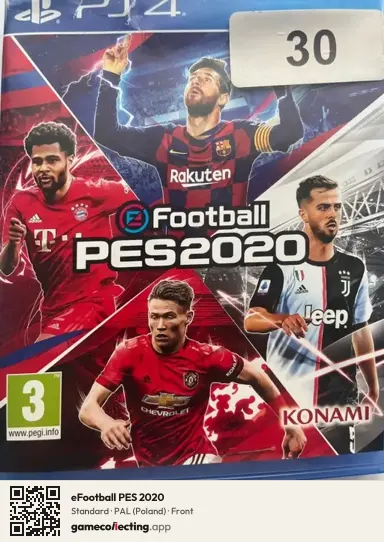eFootball PES 2020 PlayStation 4, Poland box front