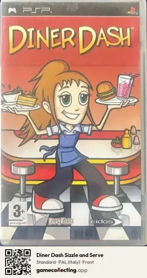 Diner Dash Sizzle and Serve PlayStation Portable, Italy box front