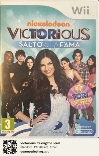 Victorious: Taking the Lead Nintendo Wii, Spain box front