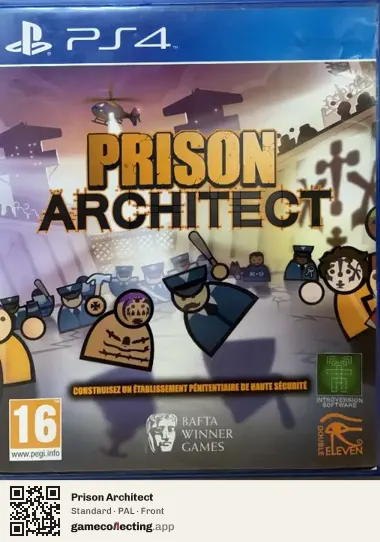 Prison Architect PlayStation 4, PAL box front