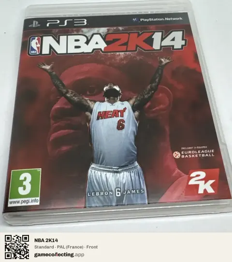 NBA 2K14 PlayStation 3, France box front