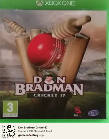 Don Bradman Cricket 17 Xbox One, Australia box front