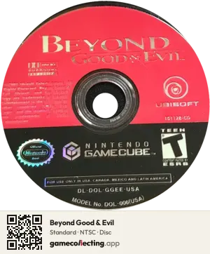 Beyond Good & Evil Nintendo GameCube, NTSC disc