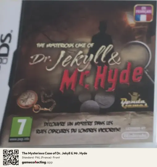 The Mysterious Case of Dr. Jekyll & Mr. Hyde Nintendo DS, France box front