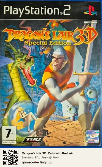 Dragon's Lair 3D: Return to the Lair PlayStation 2, France box front