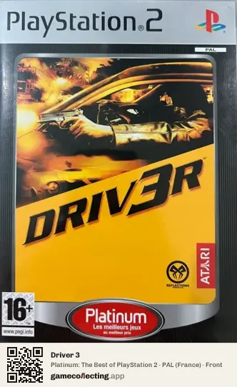 Driver 3 PlayStation 2, France box front