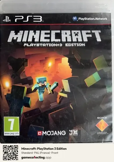 Minecraft: PlayStation 3 Edition PlayStation 3, France box front