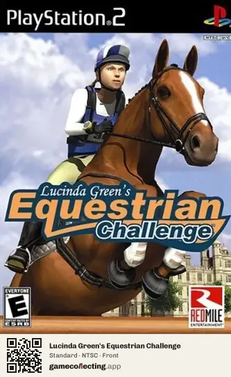 Lucinda Green's Equestrian Challenge PlayStation 2, NTSC box front