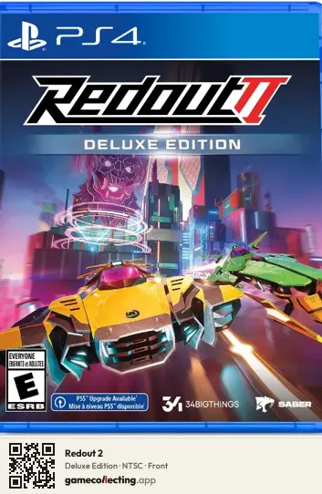 Redout 2 PlayStation 4, NTSC box front