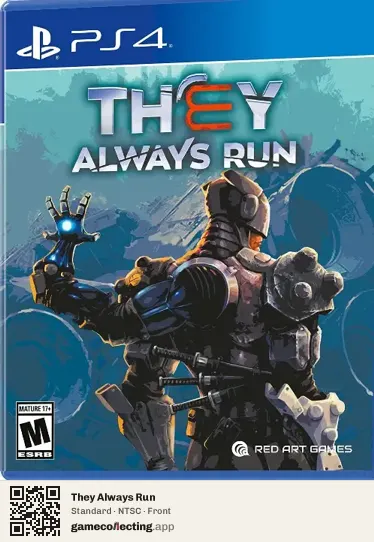 They Always Run PlayStation 4, NTSC box front