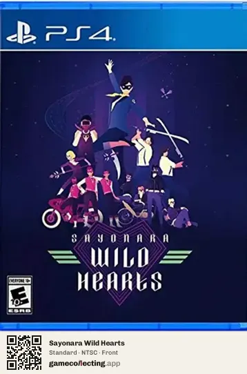 Sayonara Wild Hearts PlayStation 4, NTSC box front