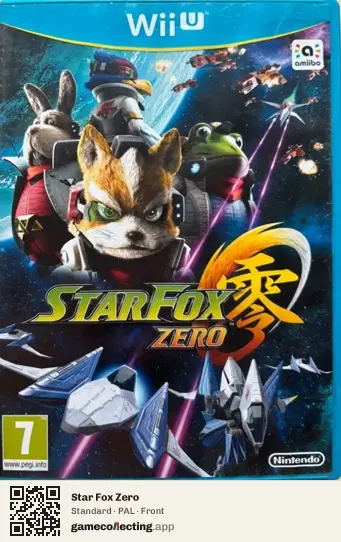 Star Fox Zero Nintendo Wii U, PAL box front