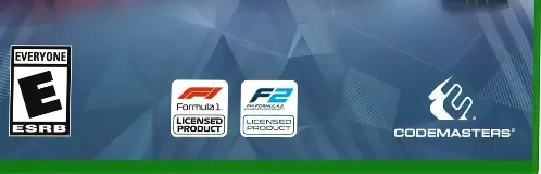 F1 2019, the ESRB box on its front
