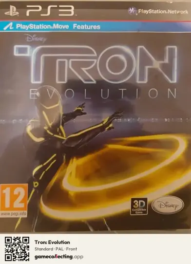 Tron: Evolution PlayStation 3, PAL box front