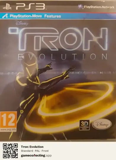 Tron: Evolution PlayStation 3, PAL box front