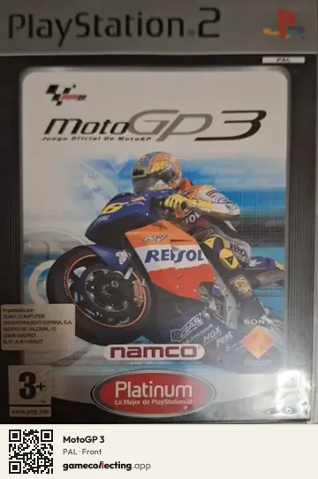 MotoGP 3 PlayStation 2, PAL box front