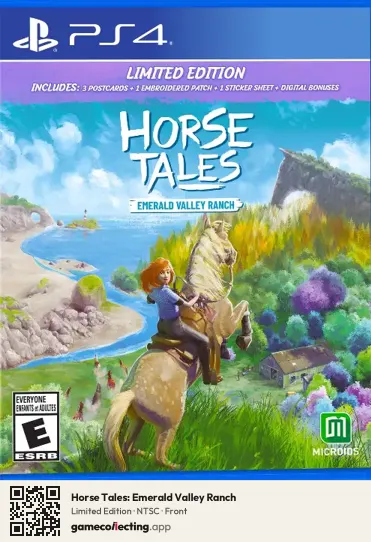 Horse Tales: Emerald Valley Ranch PlayStation 4, NTSC box front