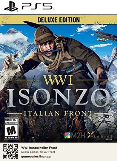 WWI Isonzo: Italian Front PlayStation 5, NTSC box front