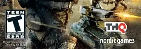 Frontlines: Fuel of War, the ESRB box on its front