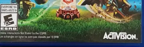 Skylanders: Imaginators, the ESRB box on its front