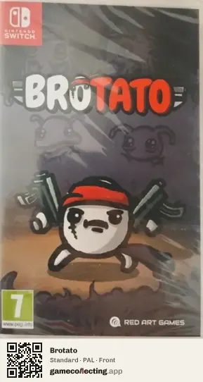 Brotato Nintendo Switch, PAL box front