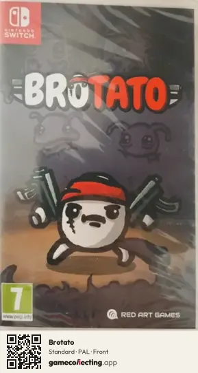 Brotato Nintendo Switch, PAL box front