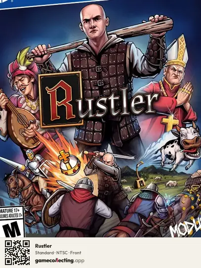 Rustler PlayStation 4, NTSC box front