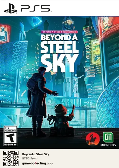 Beyond a Steel Sky PlayStation 5, NTSC box front
