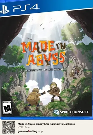 Made in Abyss: Binary Star Falling into Darkness PlayStation 4, NTSC box front