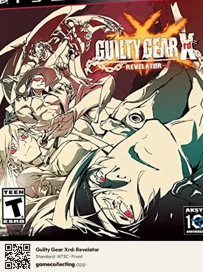 Guilty Gear Xrd: Revelator PlayStation 3, NTSC box front