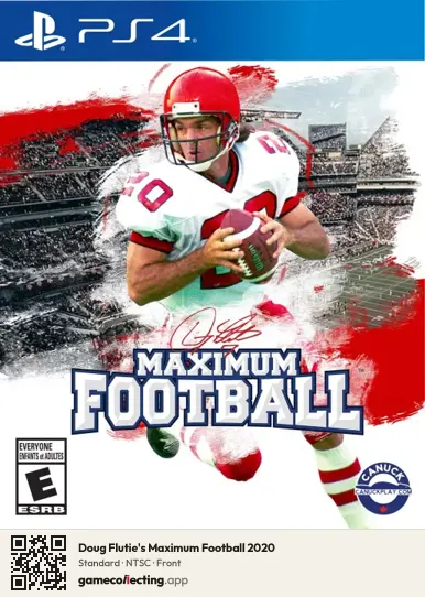 Doug Flutie's Maximum Football 2020 PlayStation 4, NTSC box front