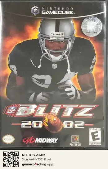 NFL Blitz 20-02 Nintendo GameCube, NTSC box front