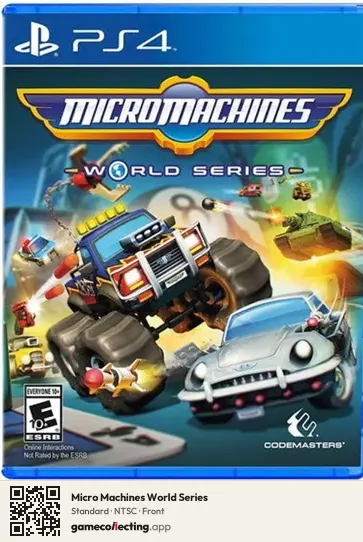 Micro Machines World Series PlayStation 4, NTSC box front