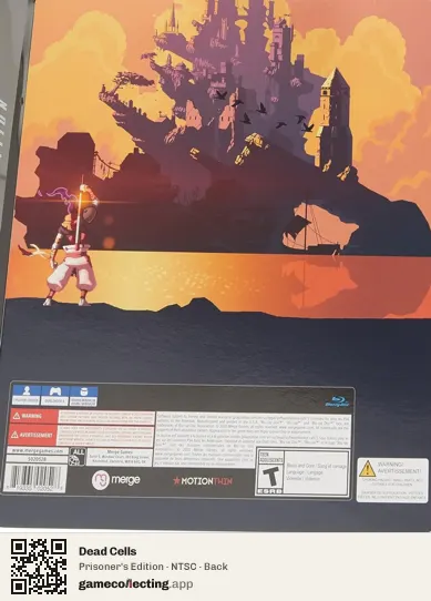 Dead Cells PlayStation 4, NTSC box back