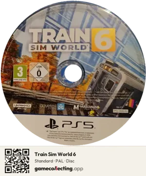 Train Sim World 6 PlayStation 5, PAL disc