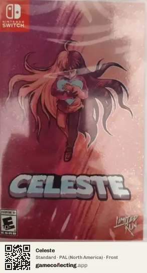 Celeste Nintendo Switch, North America box front