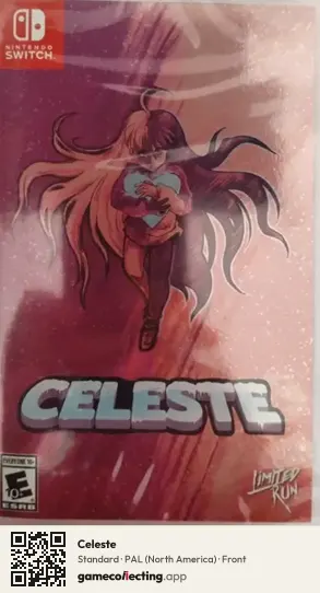Celeste Nintendo Switch, North America box front