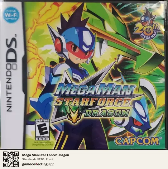 Mega Man Star Force: Dragon Nintendo DS, NTSC box front