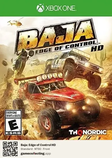 Baja: Edge of Control HD Xbox One, NTSC box front