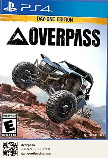 Overpass PlayStation 4, NTSC box front