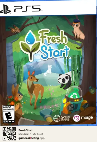 Fresh Start PlayStation 5, NTSC box front