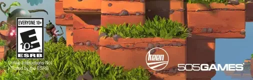 Portal Knights, the ESRB box on its front