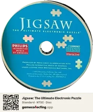 Jigsaw: The Ultimate Electronic Puzzle Philips CD-i, NTSC disc