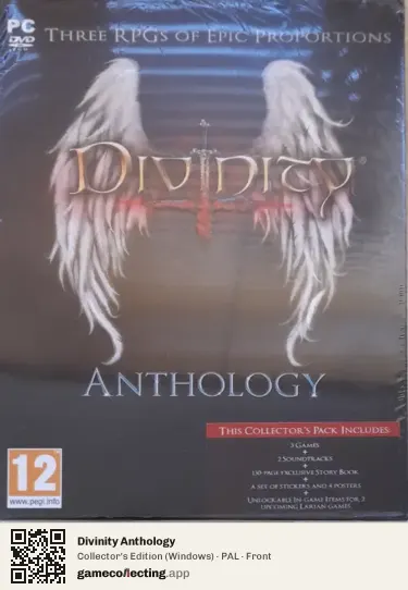 Divinity Anthology Computer, PAL box front