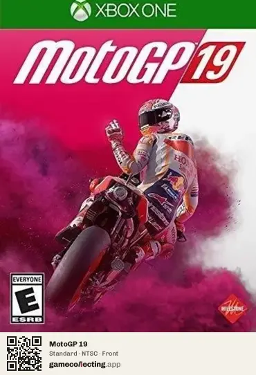 MotoGP 19 Xbox One, NTSC box front