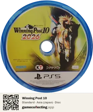 Winning Post 10 PlayStation 5, Asia disc