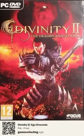 Divinity II: Ego Draconis Computer, PAL box front